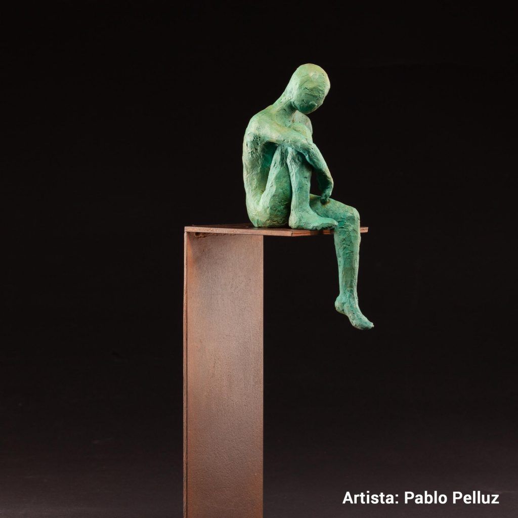 Fotografia artistica de estudio de escultura de arte para paginas web y para internet en Madrid
