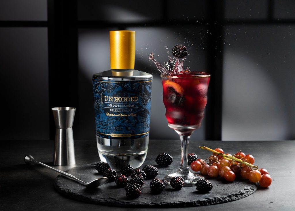 Fotografias comerciales publicidad de botellas en estudio de Madrid